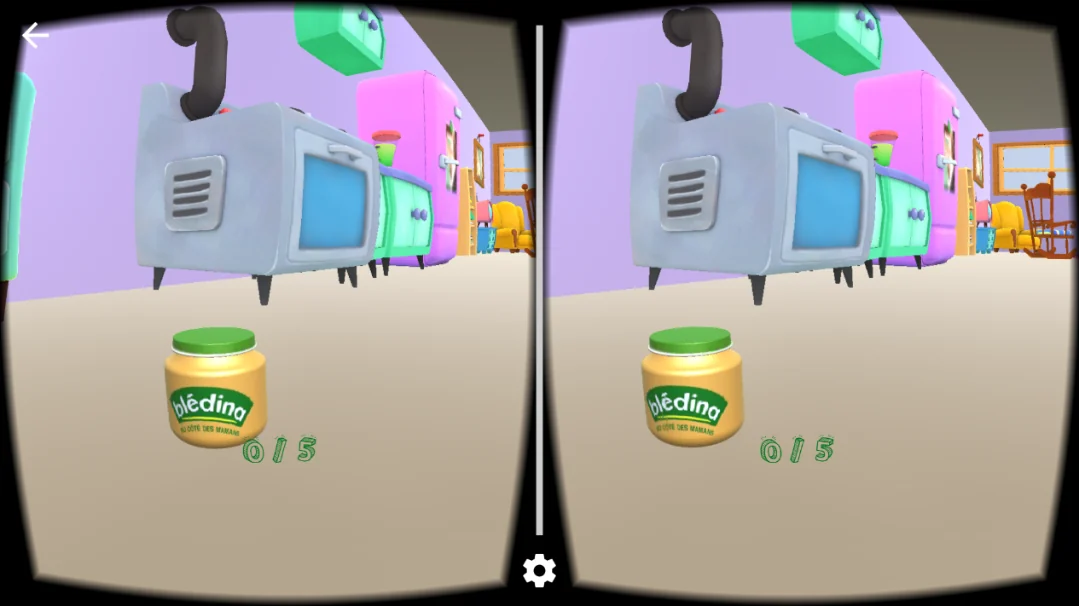 application VR Blédina