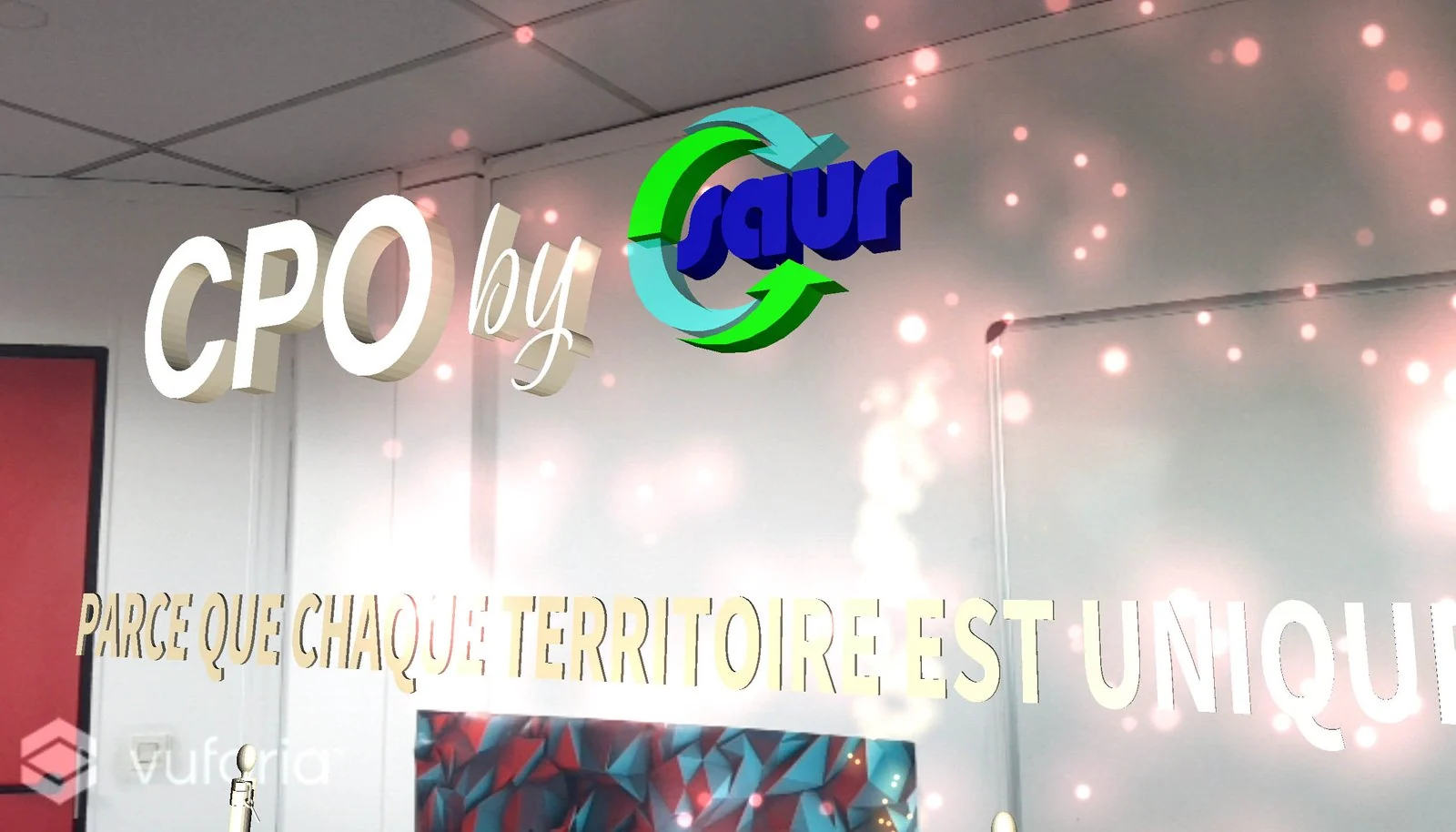 animation réalité augmentée SAUR