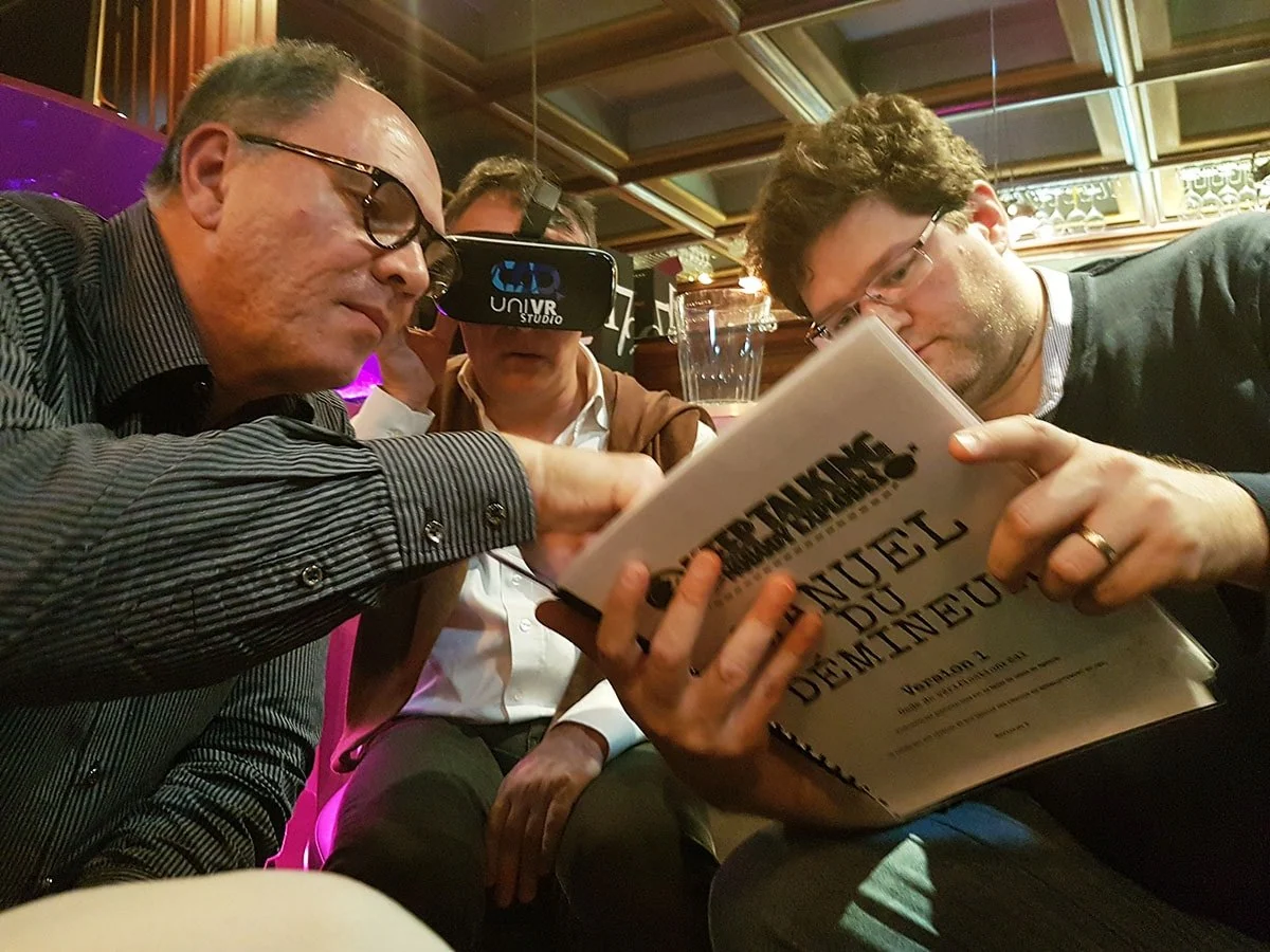 Jeu en VR pour évènement