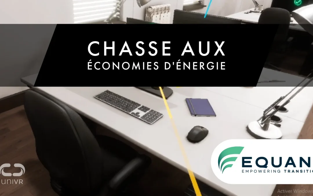 sensibilisation aux économies d'énergie en entreprise - jeu réalité virtuelle VR