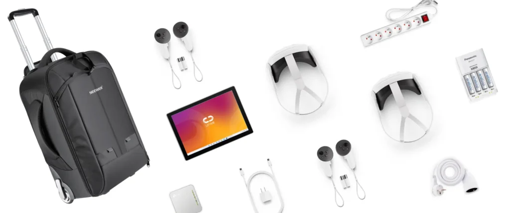 vr-set-pro-autonome - UniVR Studio matériel vr casque autonome professionnel