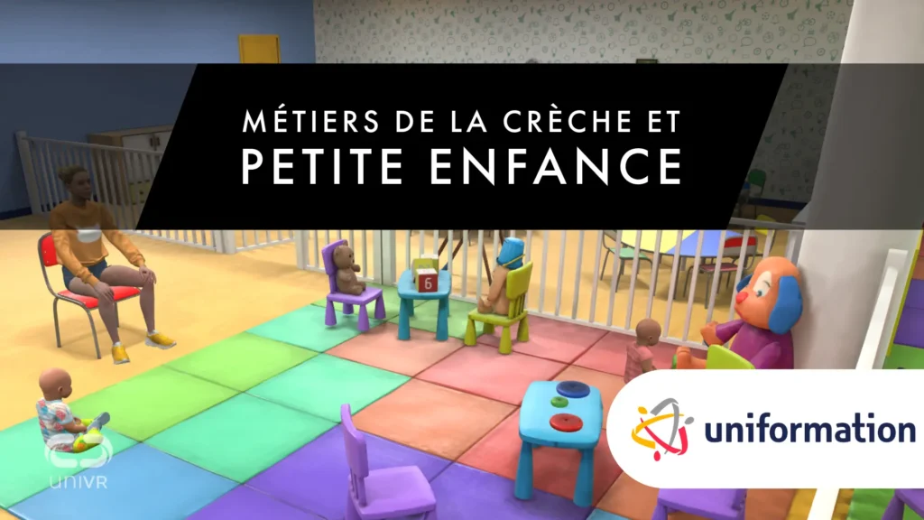 expérience réalité virtuelle sur les métiers de la petite enfance