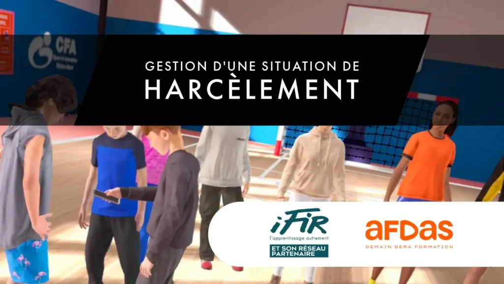 formation situation harcèlement serious game simulation réalité virtuelle